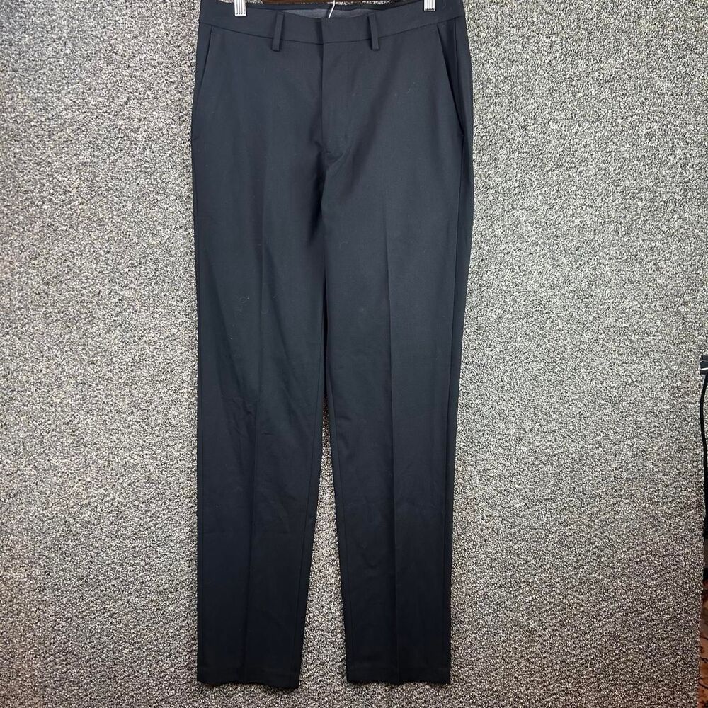 Haggar Men's Black Trousers